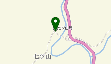 七ツ山郵便局の地図画像