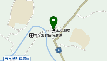 五ヶ瀬郵便局の地図画像