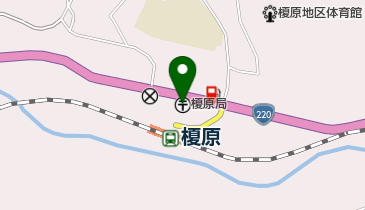 榎原郵便局の地図画像