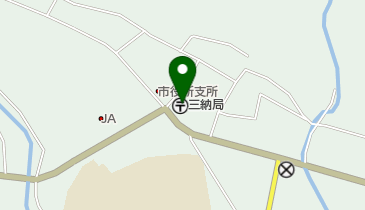三納郵便局の地図画像