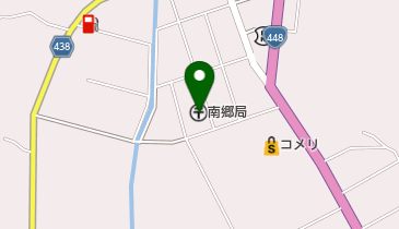 南郷郵便局の地図画像