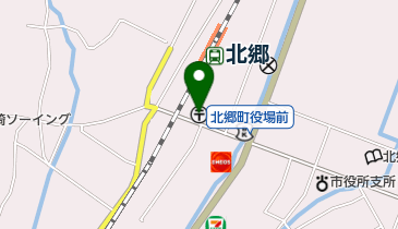 北郷郵便局の地図画像