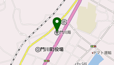 門川郵便局の地図画像