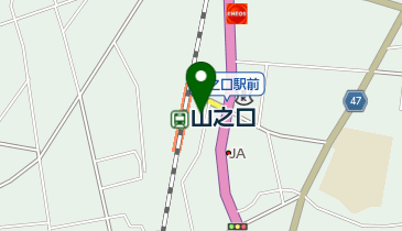 山之口郵便局の地図画像