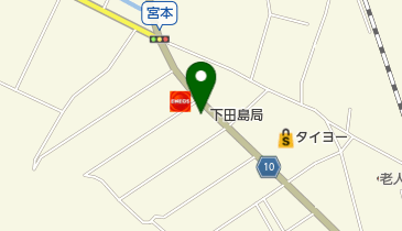 下田島郵便局の地図画像