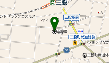 三股郵便局の地図画像