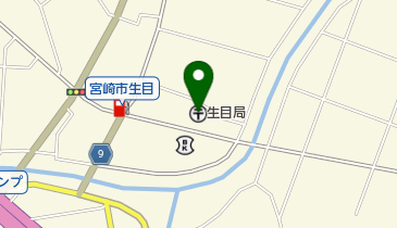 生目郵便局の地図画像
