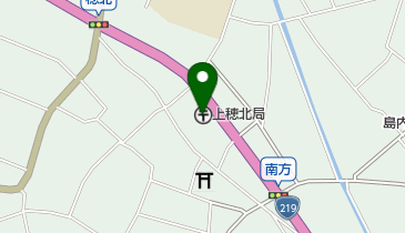 上穂北郵便局の地図画像
