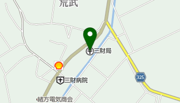 三財郵便局の地図画像