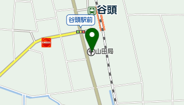 山田郵便局の地図画像