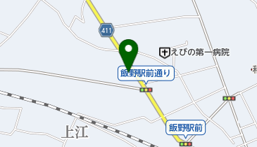 飯野駅前郵便局の地図画像