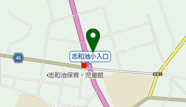 志和池郵便局の地図画像