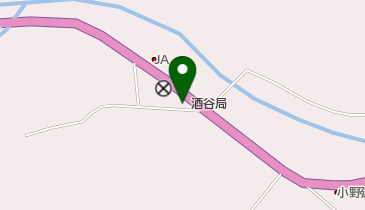 酒谷郵便局の地図画像