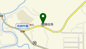 穆佐郵便局の地図画像