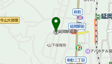 延岡駅前郵便局の地図画像