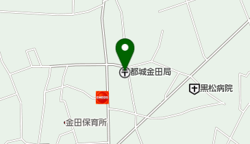 都城金田郵便局の地図画像