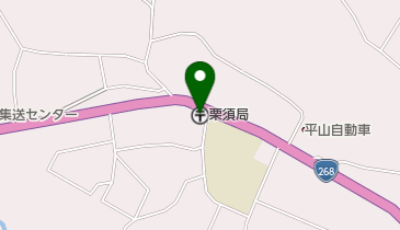 栗須郵便局の地図画像