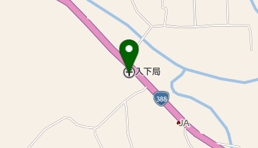 入下郵便局の地図画像