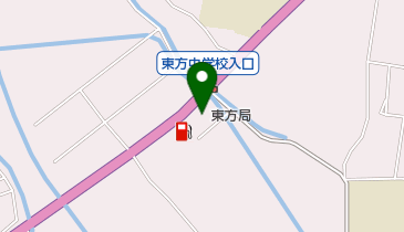 東方郵便局の地図画像