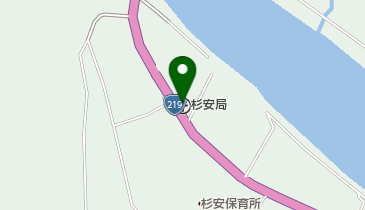 杉安郵便局の地図画像