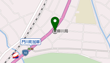 草川郵便局の地図画像