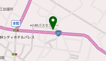 小林上町郵便局の地図画像