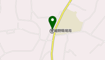 細野簡易郵便局の地図画像
