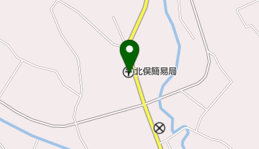 北俣簡易郵便局の地図画像