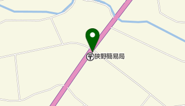 狭野簡易郵便局の地図画像