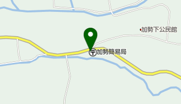 加勢簡易郵便局の地図画像