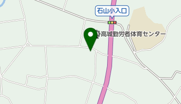 石山簡易郵便局の地図画像