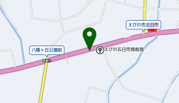 えびの五日市簡易郵便局の地図画像