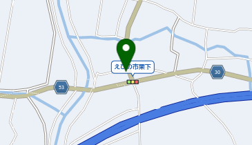 栗下簡易郵便局の地図画像