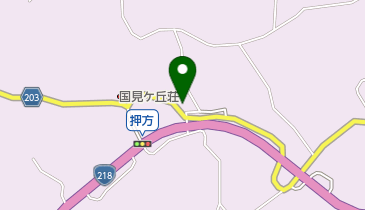 押方簡易郵便局の地図画像