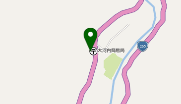 大河内簡易郵便局の地図画像