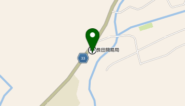 長田簡易郵便局の地図画像