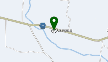 大溝原簡易郵便局の地図画像