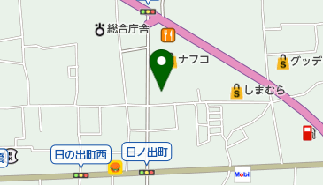 八女郵便局の地図画像