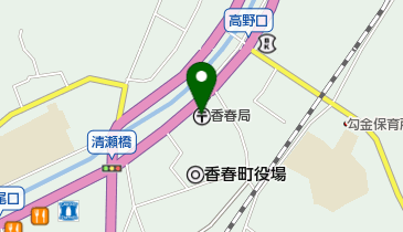 香春郵便局の地図画像