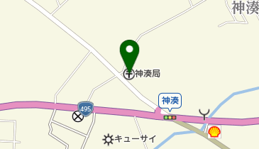 神湊郵便局の地図画像