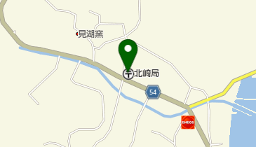 北崎郵便局の地図画像