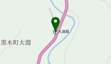 大淵郵便局の地図画像