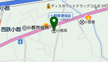 小郡郵便局の地図画像