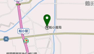 船小屋郵便局の地図画像