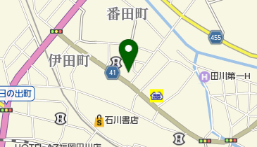 伊田郵便局の地図画像