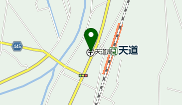 天道郵便局の地図画像