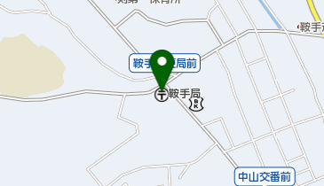 鞍手郵便局の地図画像