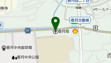 香月郵便局の地図画像