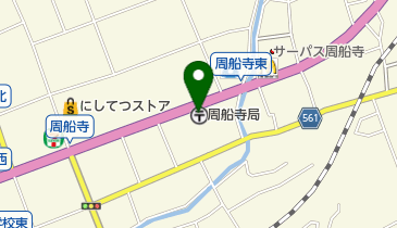 周船寺郵便局の地図画像