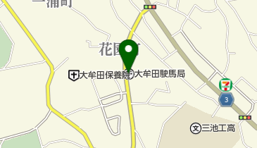 大牟田駛馬郵便局の地図画像